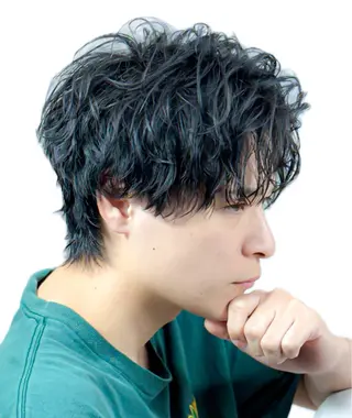 ショート パーマ SALOWIN名古屋Suite店所属・名古屋のメンズ特化 美容師/わたるのヘアスタイル