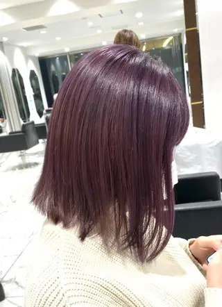 ミディアム カラー 銀座店長🌟 片山雄太のヘアスタイル