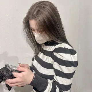 セミロング カラー メンズ特化🏹カット パーマ/チヒロ🤍のヘアスタイル