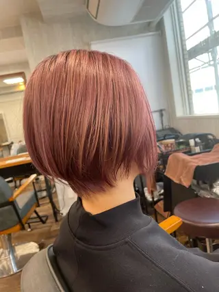 ショート カラー TELA HAIR 大網店所属・TELAHAIRマネ ージャー島袋昂也のヘアスタイル