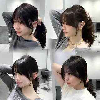 ロング カラー GO TODAY 原宿Verno店所属・韓国風レイヤー/顔周 り×透明感/きょうのヘアスタイル