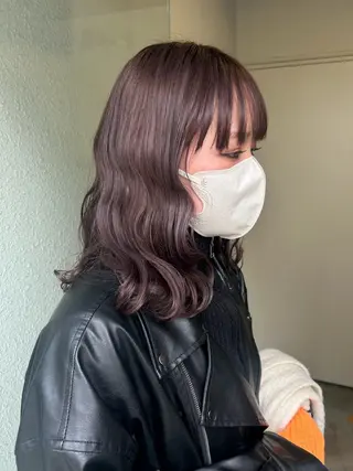 ミディアム sliver renのヘアスタイル