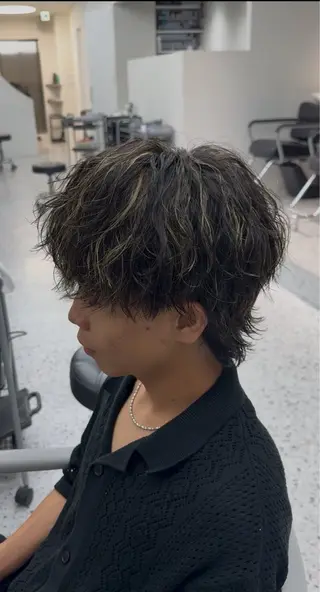 パーマ メンズ パーマ特化/鶴田 来夢のヘアスタイル