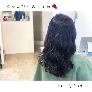 ロング カラー 前田 健太のヘアスタイル