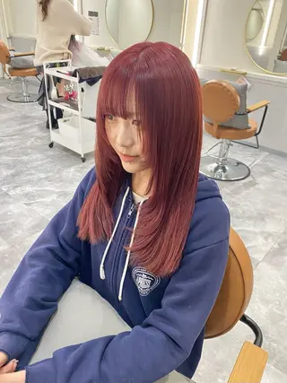ロング カラー HONDA KANONのヘアスタイル