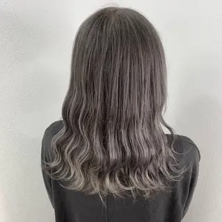 ミディアム カラー Beleza 渋谷所属・Kazusa/渋谷/ エクステ/ハイトーンのヘアスタイル