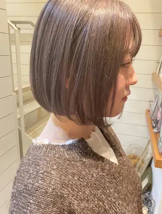 ミディアム カラー 赤み消し/透明感 🪽◝✩ 武者春花のヘアスタイル