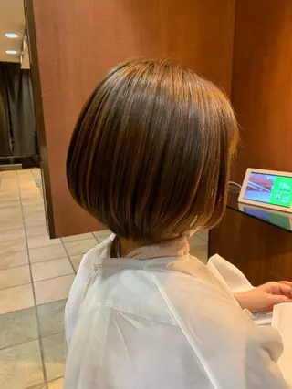 ショート 武田尚子🌸 自然に仕上がる矯正のヘアスタイル