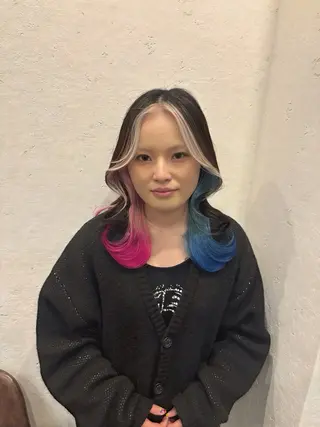 ロング GO TODAY SHAiRE SALON横浜店所属・ブリーチ/個室サロン /横浜駅/金光秀斗のヘアスタイル