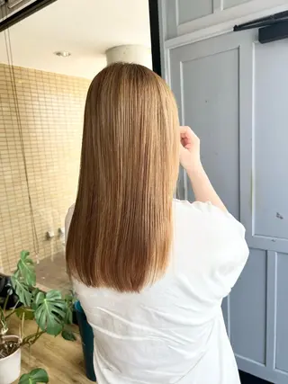 ロング 堀 望美のヘアスタイル