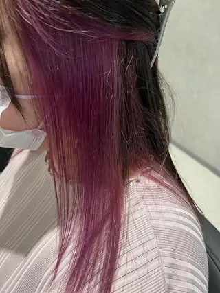 ロング カラー mimiiy梅田 中崎町ハイトーンのヘアスタイル