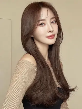 ロング 縮毛・髪質改善🩰 mai🐰ྀི🤍のヘアスタイル