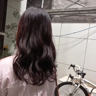 セミロング カラー 山崎 絵莉香のヘアスタイル