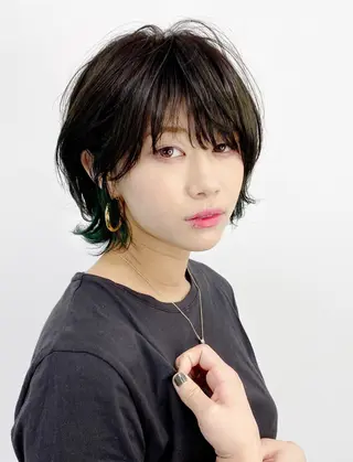 ショート カラー 大橋 拓巳のヘアスタイル