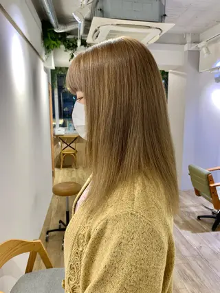 セミロング カラー Door代官山所属・詩織/パーマ /代官山のヘアスタイル