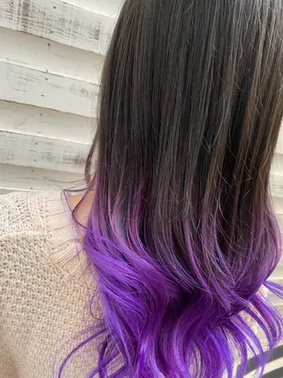 セミロング カラー 指名支持率NO.1 スタイリストのヘアスタイル