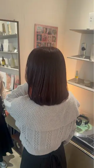 ミディアム カラー Tsukasa/ 透明感 　寒色カラーのヘアスタイル