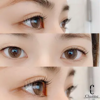 マツエク・マツパ 完全個室‼︎Charme(シャルム)美容室併設eyelashサロン所属・【Charme 】 シャルムのマツエク・マツパデザイン