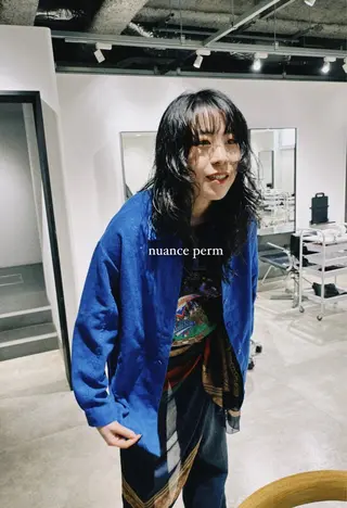 ロング パーマ Go to day渋谷sol店所属・🟧オシャレ女子多数 アツシ🟧のヘアスタイル