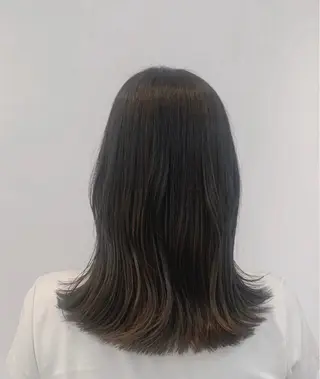 ロング 竹村 恵功代のヘアスタイル
