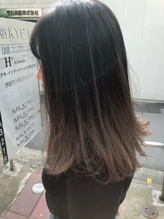 カラー メンズハイトーン メンズバレイヤージュのヘアスタイル