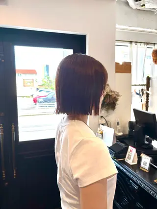 ショート トリコヘアサロン 新井千智のヘアスタイル