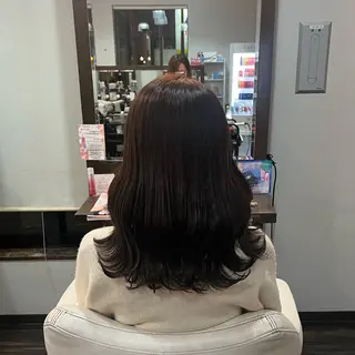 ミディアム カラー 小林 那奈のヘアスタイル