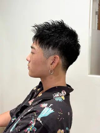 メンズ 🎃0円パーマモデル 募集／佐藤菜々美🎀のヘアスタイル