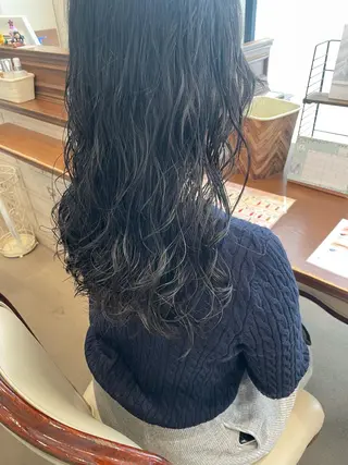 パーマ 🍪ヨシイハルネ🍪 ラベンダーカラーのヘアスタイル