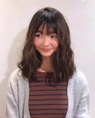 セミロング ♡ma ki♡のヘアスタイル