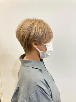 ショート 髪質改善♡奈良 富雄 川本佳歩のヘアスタイル