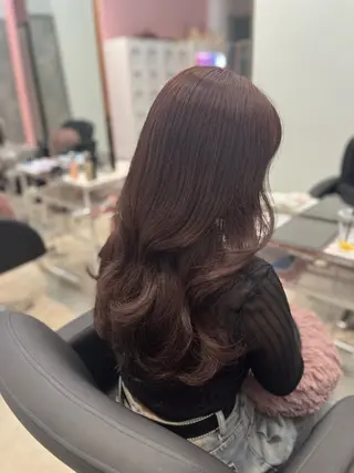 ロング のあ/カラーモデル/ 縮毛矯正モデルのヘアスタイル