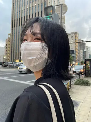 ミディアム inity　杉本 美羽のヘアスタイル