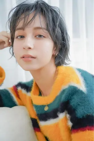 ショート レイヤーカット・ 縮毛矯正 星野のヘアスタイル