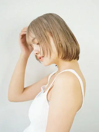 ミディアム カラー teddy（テディ）所属・村瀬 茜のヘアスタイル