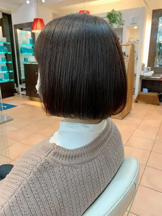 ショート カラー 髪質改善 Blumeのヘアスタイル