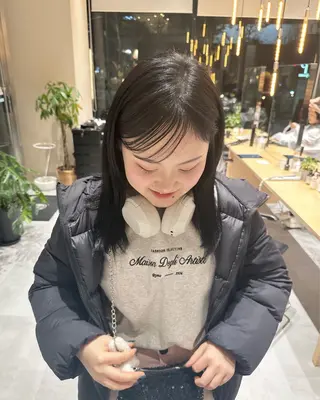 ミディアム カラー 透ける艶カラー💎 ミオのヘアスタイル