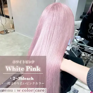 カラー ヘアアレンジ 艶髪ハイトーン/ ブロンド/Nagiのヘアスタイル