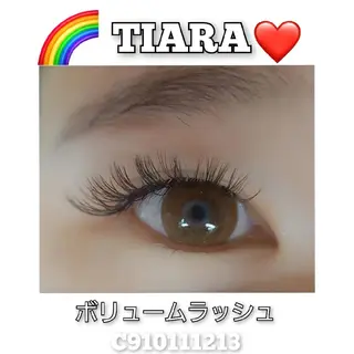 マツエク・マツパ 💡次世代LED -TIARA💡のマツエク・マツパデザイン