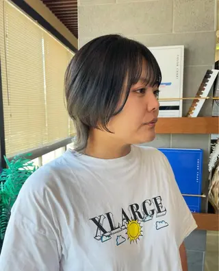 ショート 溝口 槙里也のヘアスタイル