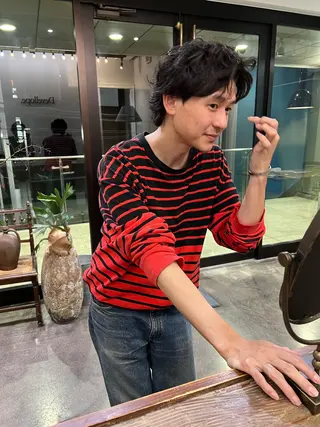 ショート パーマ 千葉 郁也のヘアスタイル