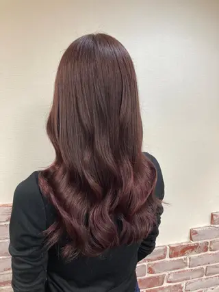 ミディアム カラー Remmy 新宿/プルエクステのヘアスタイル