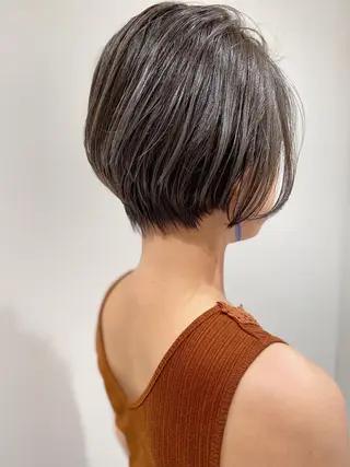 ショート カラー ノグチ ユウキ/ボブのヘアスタイル