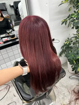 ロング カラー ❣️星野のあ❣️ 優しいダブルブリーチのヘアスタイル