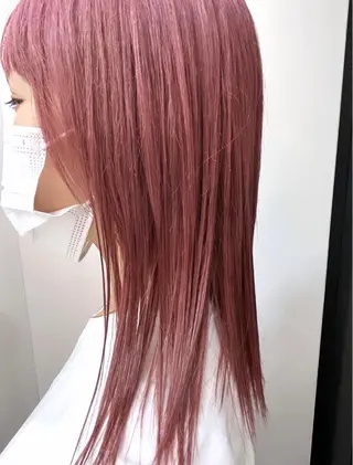 セミロング カラー タカノ ノゾミのヘアスタイル