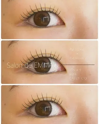 マツエク・マツパ EMMA plus．のマツエク・マツパデザイン