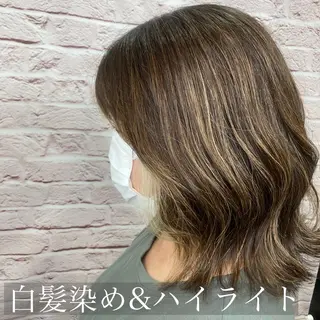 ミディアム カラー 【ショートボブ🤎】 YU-KAのヘアスタイル