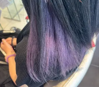 セミロング カラー おいで まなみのヘアスタイル