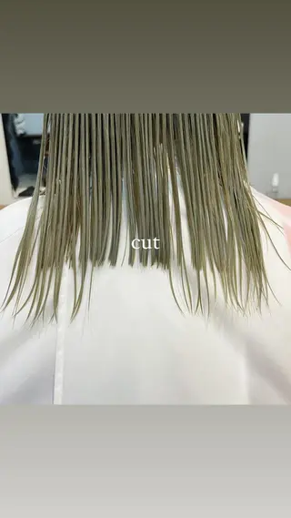 ミディアム ケアブリーチ/ボブ/ honoのヘアスタイル