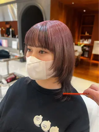 カラー The B/ オガワラナのヘアスタイル